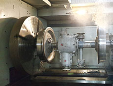 large CNC machining - Roller for Railway